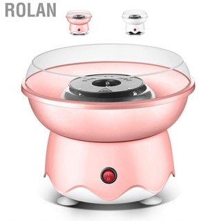 Rolan Candy Floss Machine Round Heat  Fully Automatic Mini Electric Cotton Maker for Home US Plug 220V