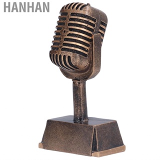 Hanhan Music Award Trophy Synthetic Resin Decorative Microphone