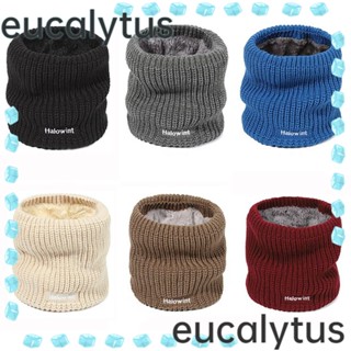 Eucalytus1 เครื่องอุ่นคอ แบบหนา ให้ความอบอุ่น แฟชั่นสําหรับผู้ชาย และผู้หญิง