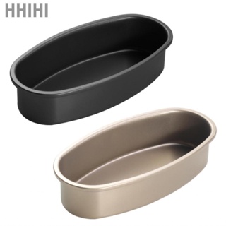 Hhihi Oval Cheesecake Pan  Maximum Temperature 220℃ Shape Cheese Baking Tray Professional for Tool