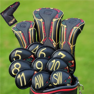 Honma S08 ฝาครอบหัวไม้กอล์ฟ สีแดง