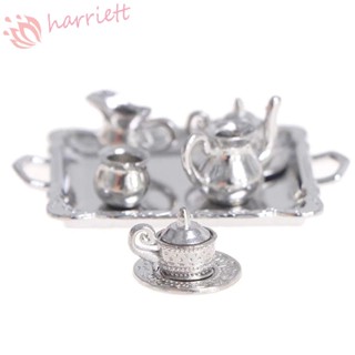 Harriett ชุดจานชามจิ๋ว 1/12 สําหรับตกแต่งบ้านตุ๊กตา