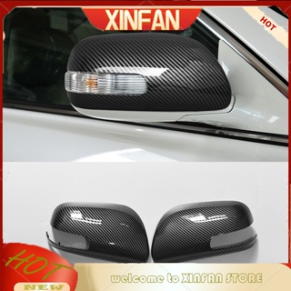 Xinfan ฝาครอบกระจกมองข้าง คาร์บอนไฟเบอร์ แบบเปลี่ยน สําหรับ TOYOTA COROLLA ALTIS 2008-2012 ALTIS E140 E150