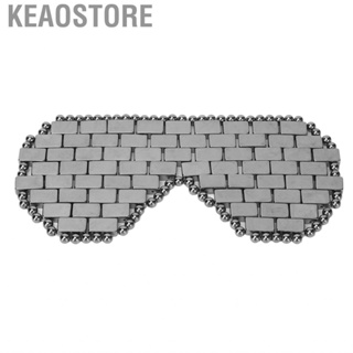 Keaostore Terahertz Stone Eye Cover Cold Hot  Ergonomics Promote Circulation Trace Element Cooling for Travel