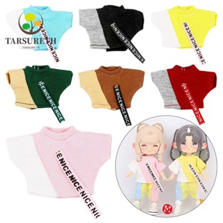 Tarsureth เสื้อยืดตุ๊กตา 7 สี สําหรับตุ๊กตา 1/12Bjd