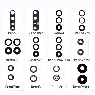 ของแท้ ฝาครอบเลนส์กล้องด้านหลัง แบบเปลี่ยน สําหรับ OPPO Reno 9 9Pro 8 Pro 8 7 Pro 7 7se 6 Pro 5 Pro 5 6 4se 4 4Pro 3 Pro