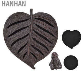 Hanhan Holder Burners Leaf Shape Mini Easy Clean  Mood Home Decoration