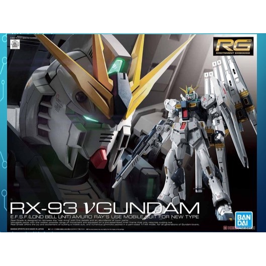 Bandai RG 1/144 V GUNDAM / Nu Gundam