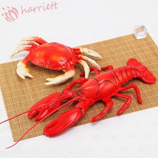 Harriett โมเดลกุ้งก้ามกราม 1 ชิ้น แปลกใหม่ เหมือนจริง ร้านปลอม ตกแต่ง โมเดลอาหารตลก