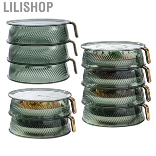 Lilishop Thermal Storage Cover  Dustproof Transparent Stackable Insulated  for Kitchen