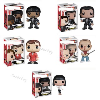 ฟิกเกอร์ไวนิล Funko Pop Pulp Fiction Butch Coolidg 65 Mia Wallace 63 สําหรับตกแต่งบ้าน