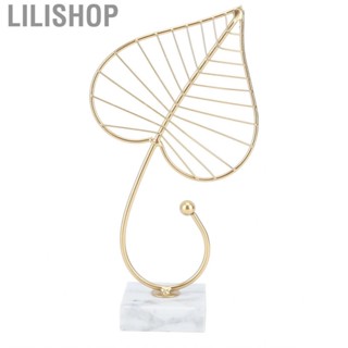 Lilishop Leaf Sculpture Statue Light Luxury Marble Base Easy To Clean Home Decoration Now