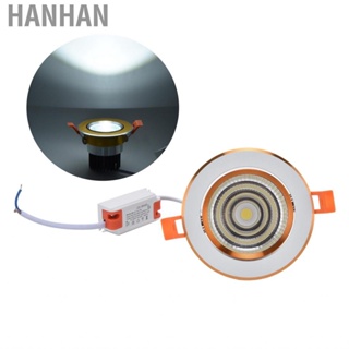 Hanhan Downlight Aluminum Material Simple Installation Ceiling Light White