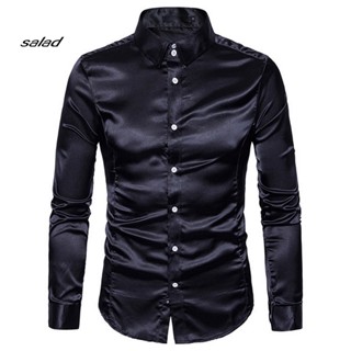 [SA] เสื้อเชิ้ตแขนยาว ระบายอากาศ ใส่ง่าย สําหรับผู้ชาย