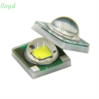 Lloyd ชิปไฟสัญญาณ LED 3535 1W 3W พลังงานสูง สีขาว สีแดง สีเขียว สีฟ้า สําหรับจักรยาน 10 ชิ้น