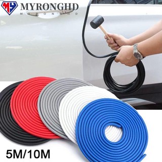 Myronghd แถบเหล็ก ป้องกันรอยขีดข่วนขอบประตูรถยนต์ 5 10 เมตร