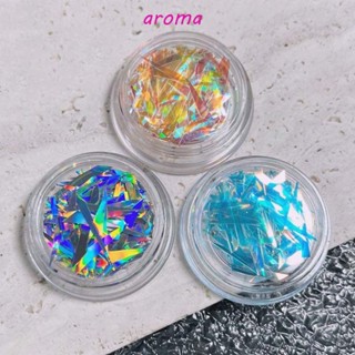 Aroma สติกเกอร์ฟิล์มฟอยล์ สไตล์ญี่ปุ่น สําหรับตกแต่งเล็บ