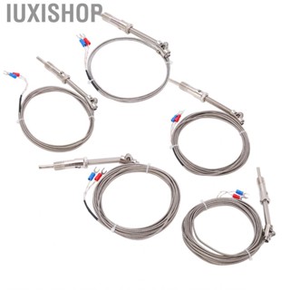 Iuxishop Heat-resistant K Type Stainless Steel Thermocouple  Probe 1M/2M/ /4M/5M