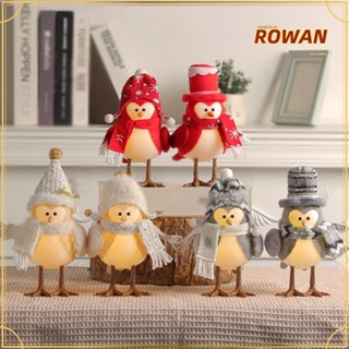 Rowans นกเรืองแสง พลาสติก นําโชค สร้างสรรค์ ขนาดเล็ก สําหรับตกแต่งคริสต์มาส