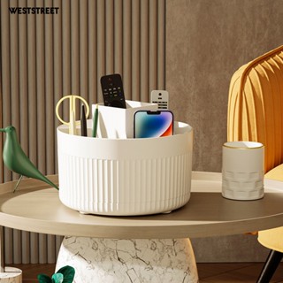 Weststreet กล่องเก็บเครื่องสําอาง 5 ช่อง หมุนได้ 360 องศา พร้อมช่อง 5 ช่อง สําหรับแปรง ลิปสติก