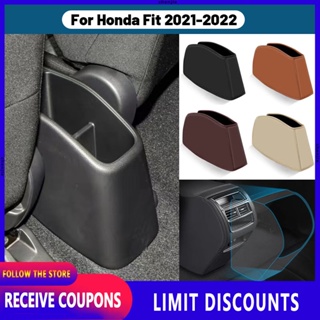 แผ่นหนังไมโครไฟเบอร์ ป้องกันช่องระบายอากาศ คุณภาพสูง สําหรับ Honda Fit 2021 2022