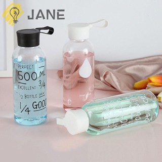 Jane ขวดน้ําใส ความจุขนาดใหญ่ 600 มล. สําหรับเล่นกีฬา