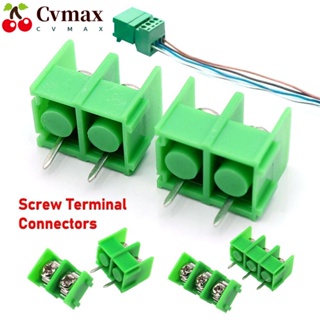 Cvmax ขั้วต่อเทอร์มินัล สกรูโลหะ พลาสติก 2Pin 3 Pin