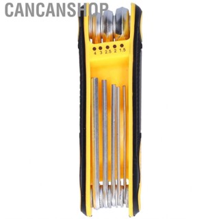 Cancanshop Multifunction Screwdriver  8 in 1 Folding Hex Key Set Portable for General Applications Socket Screws Home