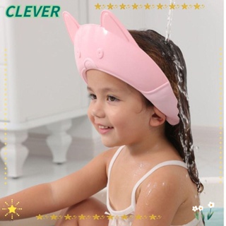 Clever หมวกอาบน้ําเด็ก ซิลิโคน ป้องกันดวงตา แชมพูเด็ก หมวกน่ารัก กันน้ํา ปรับได้ เด็กอาบน้ํา ที่บังแดด เด็กผู้ชาย เด็กผู้หญิง