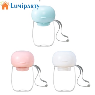 Lumiparty ขวดน้ํา แบบพกพา ขนาดเล็ก 300 มล. พร้อมเชือกเส้นเล็ก สําหรับสัตว์เลี้ยง สุนัข แมว