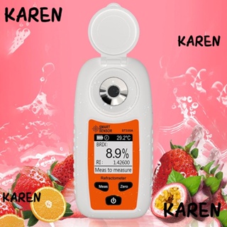 Karen เครื่องวัดปริมาณน้ําตาล เครื่องดื่ม น้ําผลไม้ แอลกอฮอล์ เบียร์ ความแม่นยําสูง ช่วง 0-35%