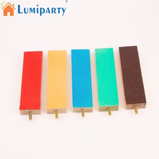 Lumiparty แพลตฟอร์มกระโดดไม้ อุปกรณ์เสริมกรงนก สําหรับนกเลิฟเบิร์ด