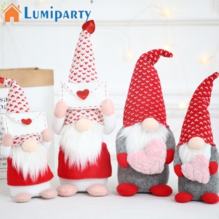 Lumiparty ตุ๊กตาคนแคระน่ารัก ไร้หน้า นิ่มมาก สําหรับตกแต่งวันวาเลนไทน์