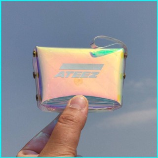 Star3 ATEEZ A TEEnager Z Laser Gradient กระเป๋าใส่เหรียญ กระเป๋าเครื่องสําอาง กระเป๋าของขวัญ สําหรับเด็กผู้หญิง YEO SANG