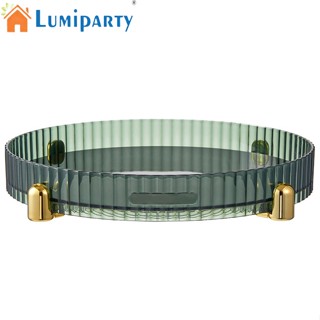 Lumiparty กล่องเก็บเครื่องประดับ ทรงกลม ความจุขนาดใหญ่ หมุนได้ 360 องศา อเนกประสงค์