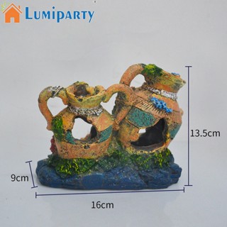 Lumiparty ถังเรซิ่นประดิษฐ์ หลากสี สําหรับตกแต่งบ้าน พิพิธภัณฑ์สัตว์น้ํา