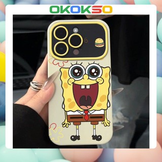 [Okso] ใหม่ เคสโทรศัพท์มือถือแบบนิ่ม กันกระแทก ลายการ์ตูนสพันจ์บ็อบ สแควร์แพนท์ สําหรับ OPPO Reno9 Reno8 Reno7pro reno6 5