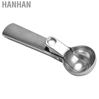 Hanhan Stainless Steel Ice  Scoop With Trigger Thrifty Ball  New