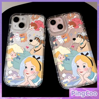 Pingcoo - เข้ากันได้สำหรับ เคส iphone 11 เคสไอโฟน เคสไอโฟน11 กรณีระลอกน้ำโปร่งใสกรณี Soft TPU ป้องกันกันกระแทกเจ้าหญิงผมสีเหลืองเข้ากันได้กับ iPhone 14 PRO MAX 13 PRO MAX 12 PRO MAX 11 XR XS 7 8