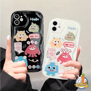 เคสซิลิโคนนิ่ม ลายการ์ตูนมอนสเตอร์ 3D กันกระแทก สําหรับ Infinix Hot 30i 30 20i 20 12 9 8 Play Note 30 12 Pro Turbo G96 Smart 7 6 5