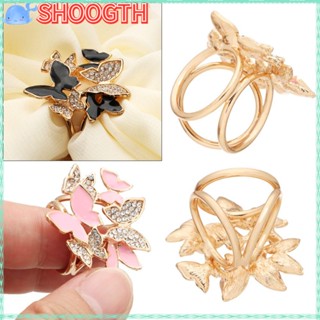 Shoogth เข็มกลัดแฟชั่น รูป Cincin Tudung ผ้าคลุมไหล่ ผ้าพันคอ แหวนน่ารัก