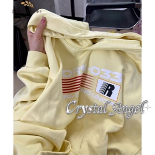 Crystal  เสื้อผ้าผู้ญิง แขนยาว เสื้อฮู้ด คลุมหญิง สไตล์เกาหลี แฟชั่น  Comfortable ins Stylish สวยงาม A28J1BV 36Z230909