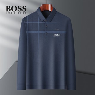 เสื้อโปโล BOSS สวมใส่สบาย แฟชั่นคู่รัก