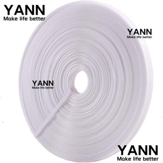 Yann1 ด้ายโพลีเอสเตอร์ 8 มม. 50 หลา สีขาว สําหรับเย็บผ้า 1 ม้วน