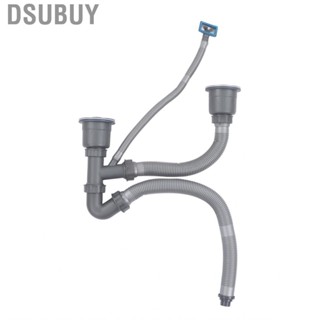 Dsubuy Kitchen Sink Double Hose Universal Drain Quick Draining Multiple Deodorants Hot