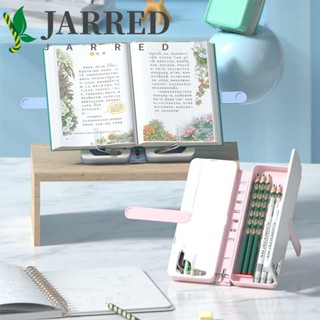 Jarred กล่องดินสอ ขาตั้งหนังสือ แบบพกพา ทนทาน อเนกประสงค์ สําหรับสํานักงาน ชั้นวางหนังสือ ภาพวาด หนังสือทําอาหาร