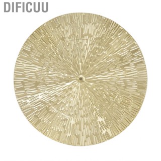 Dificuu Iron Wall Decor Round Art Golden Irregular Circle for Bedroom Living Room