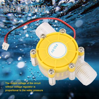 Maxpower F50 Micro hydro DC Water Flow Pump Turbine เครื่องกำเนิดพลังงานไฟฟ้าพลังน้ำ