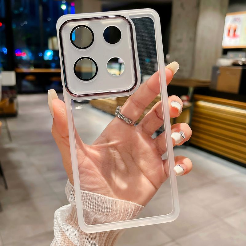 เคสโทรศัพท์สําหรับ infinix Note 40 pro plus 40X Note40 4G 5G 2024 เคสโทรศัพท์โปร่งใส Clear แฟชั่นกรณีพร้อมฝาครอบกล้อง
