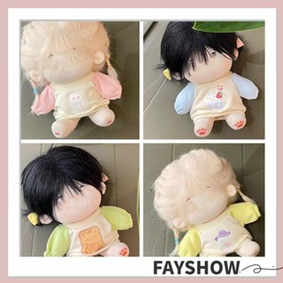 Fay เสื้อผ้าตุ๊กตา 10 ซม. 20 ซม. เปลี่ยนสีได้ เปลี่ยนสีได้ อุปกรณ์เสริม สําหรับบ้านตุ๊กตา